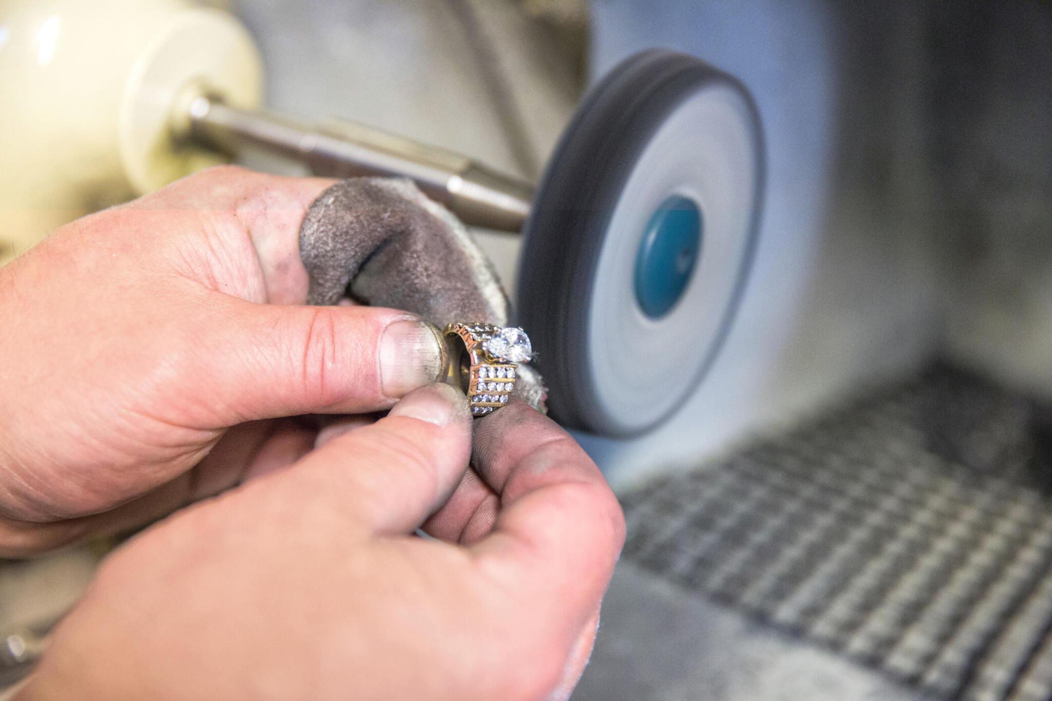 Diamond ring maintenance in progress