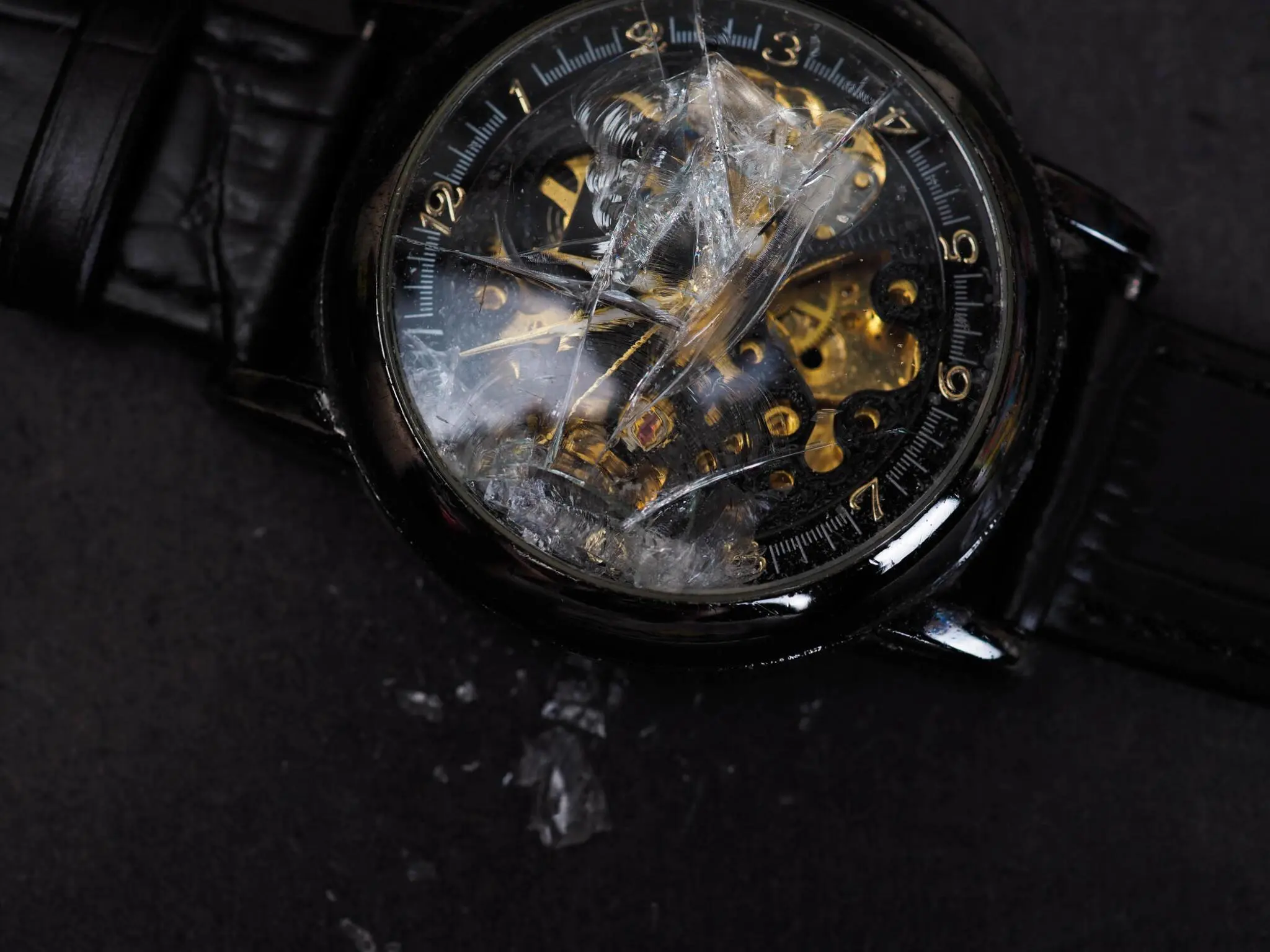 Cracked screen: Time for watch repair