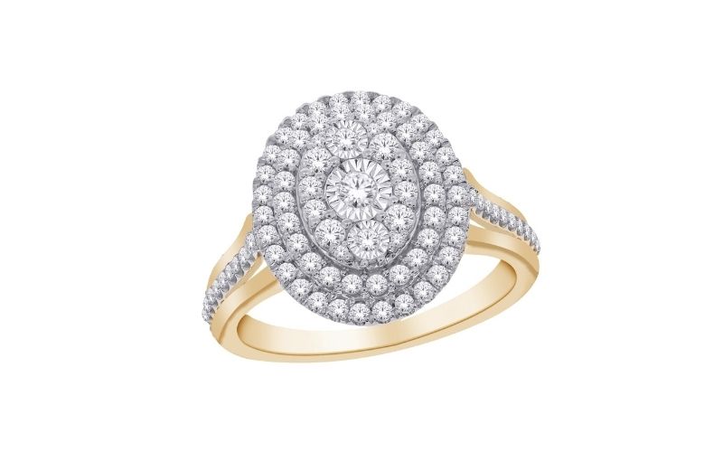 Art Deco and Victorian Milgrain-like Texture & Pave Accents.