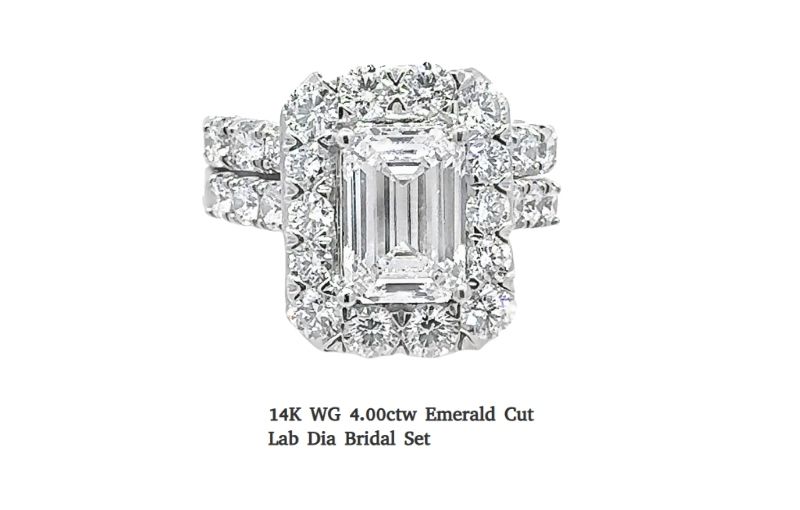 Art Deco influence from halo and cut.