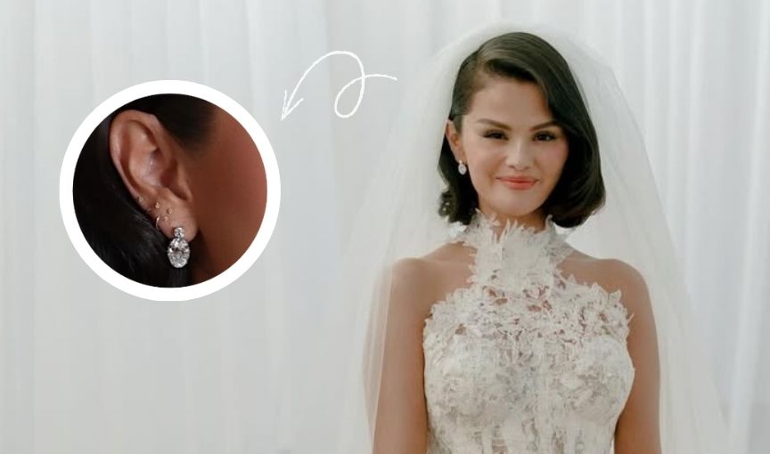 Halter Necklines and High Drama: How Selena Gomez Styled Tiffany Diamond Drop Earrings with Her Ceremony Gown