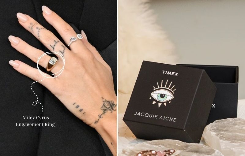 Miley Cyrus engagement ring.