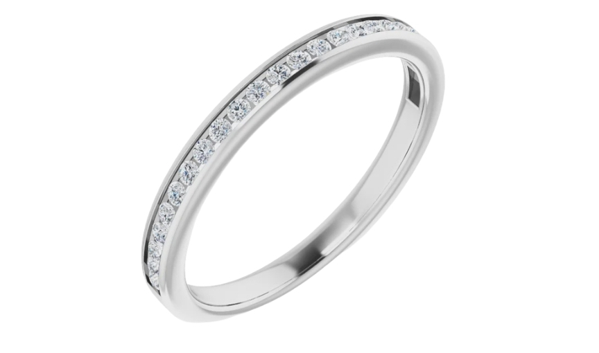 The Sleek Protection of Channel Set Diamonds