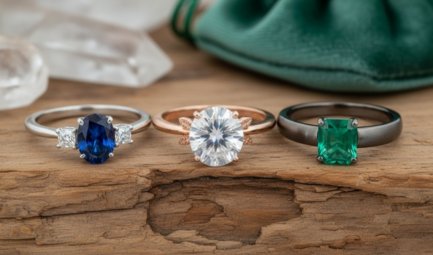Choosing Your Engagement Ring: Traditional Versus Alternative Materials