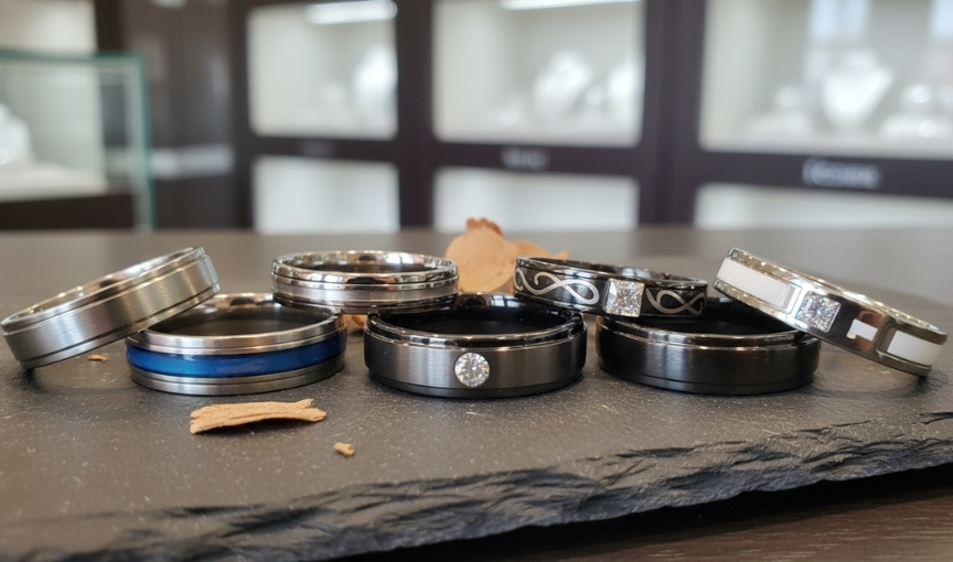 Unique Engagement Rings With Alternative Materials