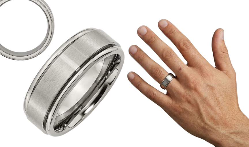 Comfort Fit Satin Finish Wedding Band