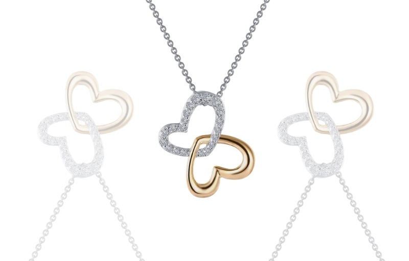 Blog-151_4 Sterling Silver Double Heart Pendant Necklace