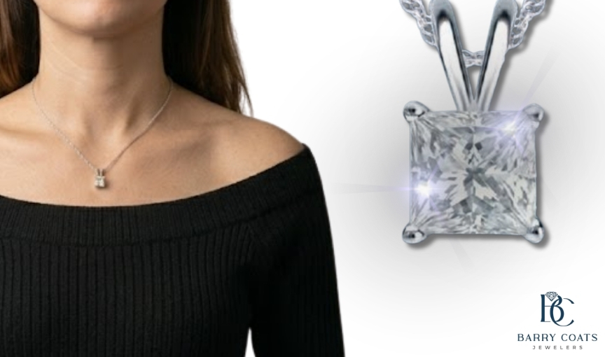 Lab Grown Diamond Solitaire Necklace Design