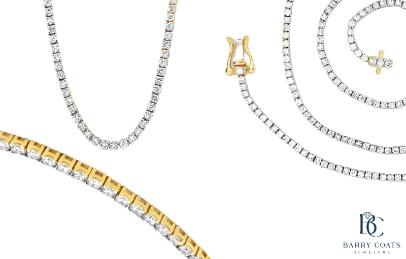 Lab Grown Diamond Tennis Necklace Style