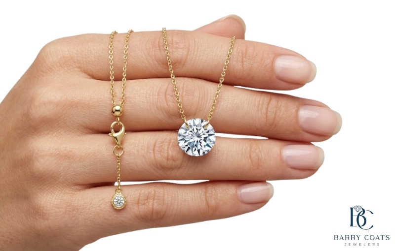 White gold diamond pavé eternity ring close-up
