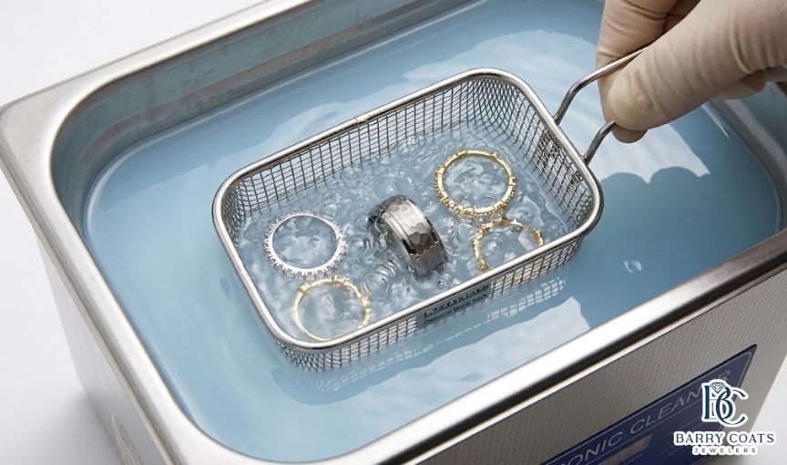 Ultrasonic Cleaner Use for Wedding Bands